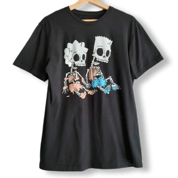 NEFF X The Simpsons | Skeleton Lisa & Bart Treehouse of Horror Halloween Sz M - Picture 1 of 7